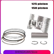 Motorcycle 1 23 Piston Kit 125 150Cc, Suitable For Motorcycle Engine Rings, Pin 150Cc, Rings,