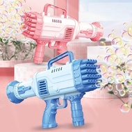 Máy phun bong bóng xà phòng 32 nòng đồ chơi trẻ em súng bắn bong bóng 32 nòng máy thổi bong bóng cho