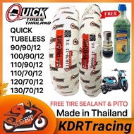 QUICK TIRE FREE TIRE SEALANT & PITO PHOENIX TUBELESS By10-12 90/100/10 110/70/12 120/70/12 130/70/12