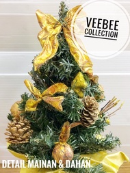 Christmas Tree A/ pohon natal kecil/ pohon natal meja/ hiasan natal