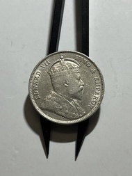 Hong Kong 20 Cents 1904 香港貳毫 銀幣 男皇Edward VII 兩毫