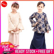 Kids Dorthy Lace Baju Kurung / Girls Traditional Set Wear [M13021]