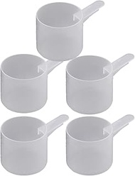 60 mL Plastic Measuring Packaging Scoop (= 60 cc/ = 4 tablespoon/ = 2 fl oz), Short Handle - to Meas