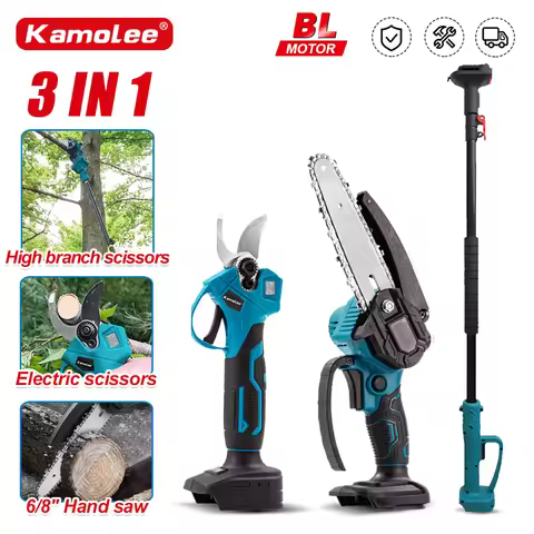 Kamolee 30mm Brushless Cordless Electric high branch saw Electric scissors Pruning of fruit trees an