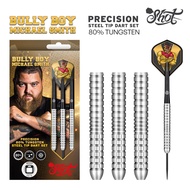 SHOT - BULLY BOY MICHAEL SMITH PRECISION STEEL TIP DART SET - 80% TUNGSTEN BARRELS 22G 23G 24G