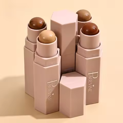 Matte Contour Stick Natural Long Lasting Face Shaping Bronzer Stick Waterproof Non-Greasy Face Sculp