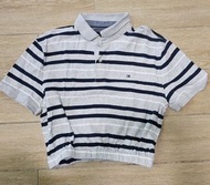 二手店購入Tommy Hilfiger 條紋短袖Polo衫