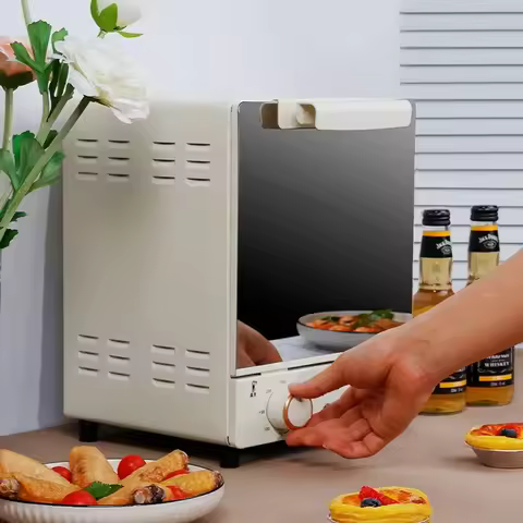 Large Capacity Electric Air Fryers Toaster Oven mechanical Household Kitchen 360°Baking Convection O