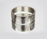 台灣硬幣戒指 10 元 1981-2010 硬幣戒指 男士 硬幣戒指 女士