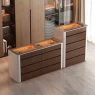 Drawer Cabinet Cloakroom Sensor Light Jewelry Cabinet Five-Drawer Six-Drawer Eight-Drawer Storage Ca