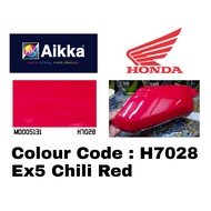 AIKKA HONDA H7028 CHILI RED EX5 MOTORBIKE PAINT / Touch Up Paint / DIY Aerosol Cat Spray Tin