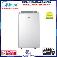(Bulky) MIDEA MPPT-12CRFN7-A 12000BTU PORTABLE AIRCON WITH HOSE, INVERTER COMPRESSOR, FRESH AIR CIRC