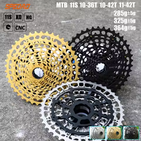 SPEDAO 11S Bicycle Cassette 11v 10-36T/10-42/11-42T XD HG 11s CNC k7 11v For MTB GX X1 NX M8000 11 S