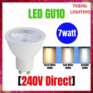 LED GU10 Bulb 7W spotlight GU10 spot eyeball light Bulb GU10 Bulb lamp Direct Current (AC) 240V