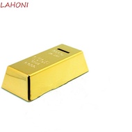 CURTES Piggy Bank Bullion Prop Gold Brick Simulation Creative 1Pcs Gold Bullion Bar Coin Case