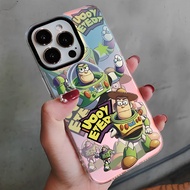 Laser Shell Buzz Lightyear Mobile Phone Case OPPO A5S A12 A15S A16S A17K A8 A31 A53 A9 A32 A33 A54 A