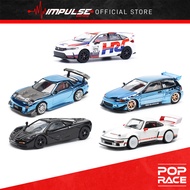 [PREORDER] PopRace 1/64 Diecast Civic Type-R FL5 / Civic EG6 / RX7 Re-Amemiya / Singer DLS Turbo / M