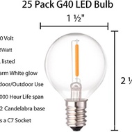 Source Bulb 110V--230V Pack Factory G40 Voltage Bulb Available String Lights G40 Direct Sales Ready 