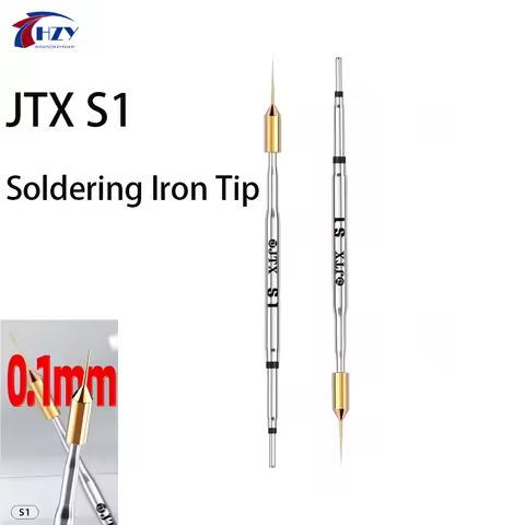 JTX S1 Soldering Iron Tip 0.1mm Ultra-fine For Hign-precision Soldering Screen Fly Wired Edicated On