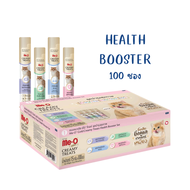 [ยกกล่อง100ซอง] Me-O Gold Creamy Treats ขนมแมวเลีย 100 ซอง รวม 2 สูตร Daily Mix + Health Booster