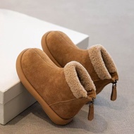 Children Cotton Boots Snow Boots Fleece Warm Fur Boots Short Boots