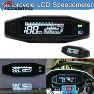 Universal Motorcycle LCD Digital RPM Speedometer Odometer Mini Motorcycle Meter Carburetor Meter Mot