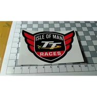Iom tt isle of man races wings sticker