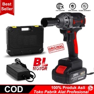 (Dikirim Dari Jakarta) 690N. M Cordless Impact Wrench 288VF Cordless Mailtank Mesin Bor 1/2" Cordles