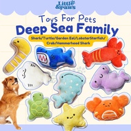 Toys For Pet Deep Sea Family Squeaky Toys For Pet Dog Cat Bite Toys Dog Cat