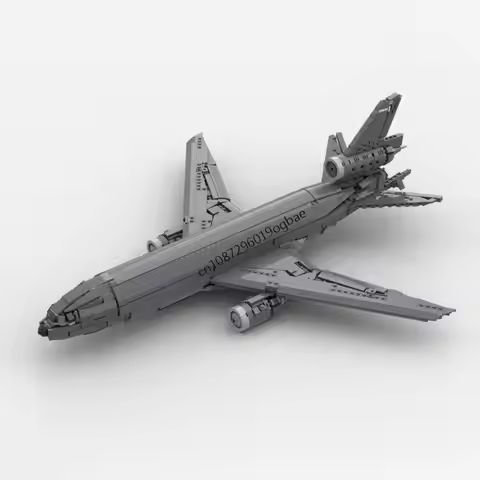 New 1839Pcs Famous Ariplane Series Moc Kc-10 Extender Model Custom Puzzles Technology Diy Assembly K