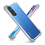 For Xiaomi Redmi Note 11 4G 5G 11S 11T 11 Pro 5G 11 Pro Plus Case Ultra Thin Transparent Soft Silicone Four Corner TPU Shockproof Protection Cover Casing