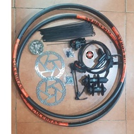 Blackcomb Mtb rim Wheel set wheelset 27.5 / 29 w hydraulic disc brake (set)