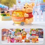 Authentic Miniso MINISO Disney Anniversary Happy Hug Storage Tank Blind Box Decoration Gift Winnie the Pooh