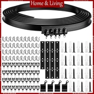 AOTO Flexible Ceiling Curtain Track Kit 5m Bendable Window Rod Straight Curve for Bedroom Dormitory Curtain Rail Accesso