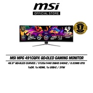 MSI MPG 491CQPX QD-OLED Gaming Monitor (48.9"/DQHD/Curved/QD-OLED/240Hz)