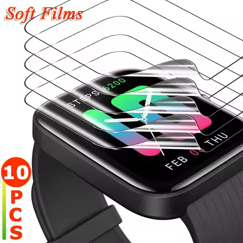 For Huami Amazfit Bip 3 Bip3 Pro Smartwatch Screen Protectors Soft TPU Anti-scratch Hydrogel Protect