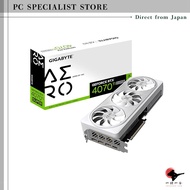 GIGABYTE GeForce RTX 4070 Ti Super AERO OC 16G graphics card, featuring 3X WINDFORCE fans, 16GB 256-