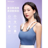 ready stock  xiaomi Ne Sugar Neckband hanging rechargeable fan /usb fan/modern fan