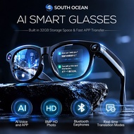 New Arrivals AI Smart Glasses 800W Pixels Camera Bluetooth Call Translation Built-in Speaker Headset