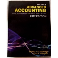 Advanced Accounting Vol 1 2017 Edition Guerrero