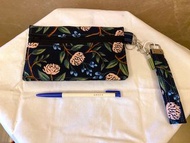 手作 Rifle Paper Co. 布料多功能長夾/ Handmade Rifle Paper Co. Fabric Long Wallet
