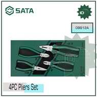 4 pcs Tray Pliers Set 09912A Sata Tools