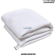 Mattress Protector Size 200, 180, 160, 120, 100, 90X200Cm White Mattress Protector Thick Rubber/ Syn