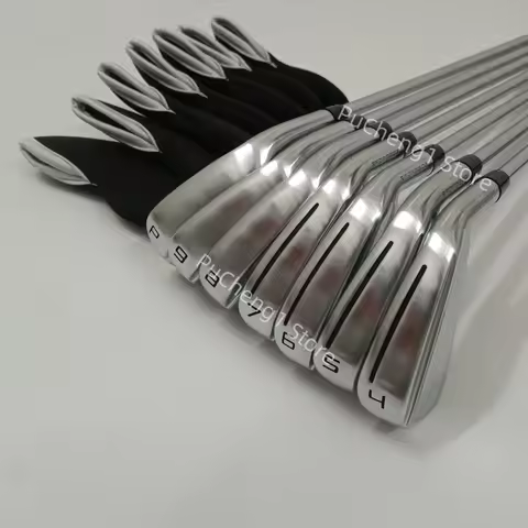 TaiFu 2025New Men's p790 Golf Clubs silvery P790 Golf Irons fifth generation 7pcs 4-9P R/S/SR Flex S
