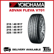 YOKOHAMA ADVAN FLEVA V701 - 215/40/17, 205/45/17, 215/45/17, 225/55/17 TYRE TIRE TAYAR