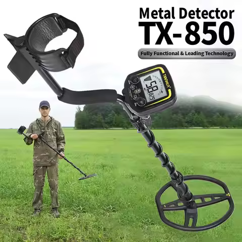 TX-850 Underground Metal Detector Professional Accuracy Scanner Search Finder Gold Detector 2.5m Dep
