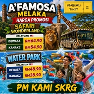 [PM HARGA PROMO] A Famosa Water Park & Safari Wonderland Ticket