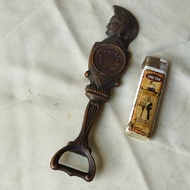 Vintage NOS Display Bottle Opener Opener Relief Roman Display