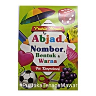 Praktis Menulis Abjad, Nombor, Bentuk & Warna