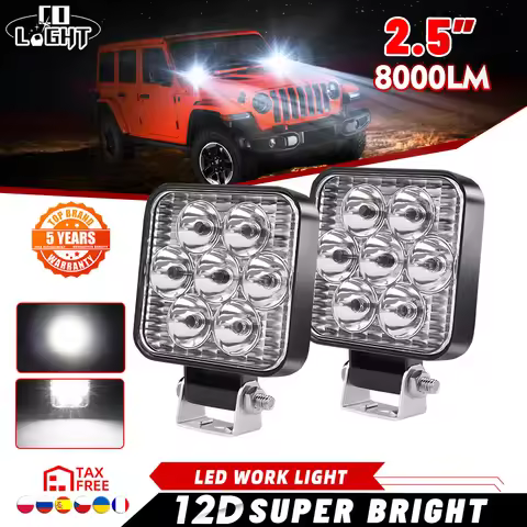 CO LIGHT LED Work Light LED Car Front Fog Light 12V 24V for Truck SUV 4X4 4WD Engineering Headlights